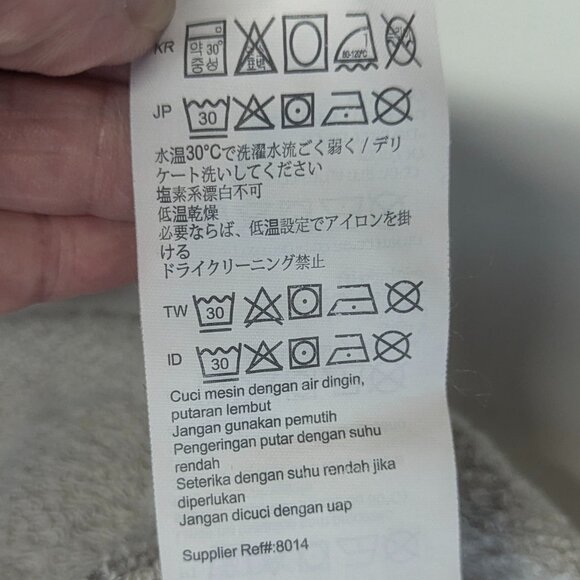 Billabong Size Small Cutoff Gray Sweatshirt - Picture 6 of 11